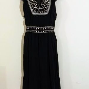 Bohemian Style Cotton Sleeveless Dress